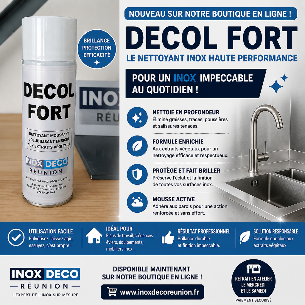 Produit  utiles pour l' inox